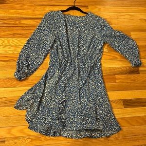 Beautiful blue floral dress